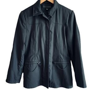 Gallery Women's Black Waterproof Jacket Coat  Size Small